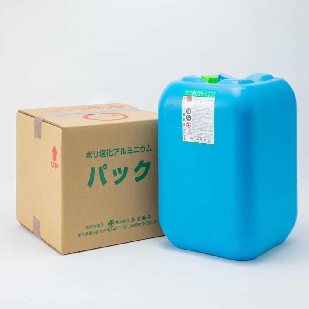 国産】 ポリ塩化アルミニウム PAC パック 20kg×5本 QBテナー 工業薬品 凝集剤 代引不可 同梱 返品不可品 